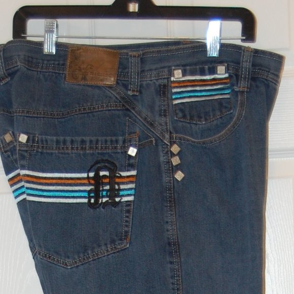 NOTORIOUS BIG Men's  Blue Jeans Size 38 Waist 36 Inseam - Picture 5 of 14